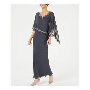j kara beaded capelet dress Amazon.com: J Kara Women's Capelet Dress, Coral Multi, 10P : Clothing, Shoes & Jewelry