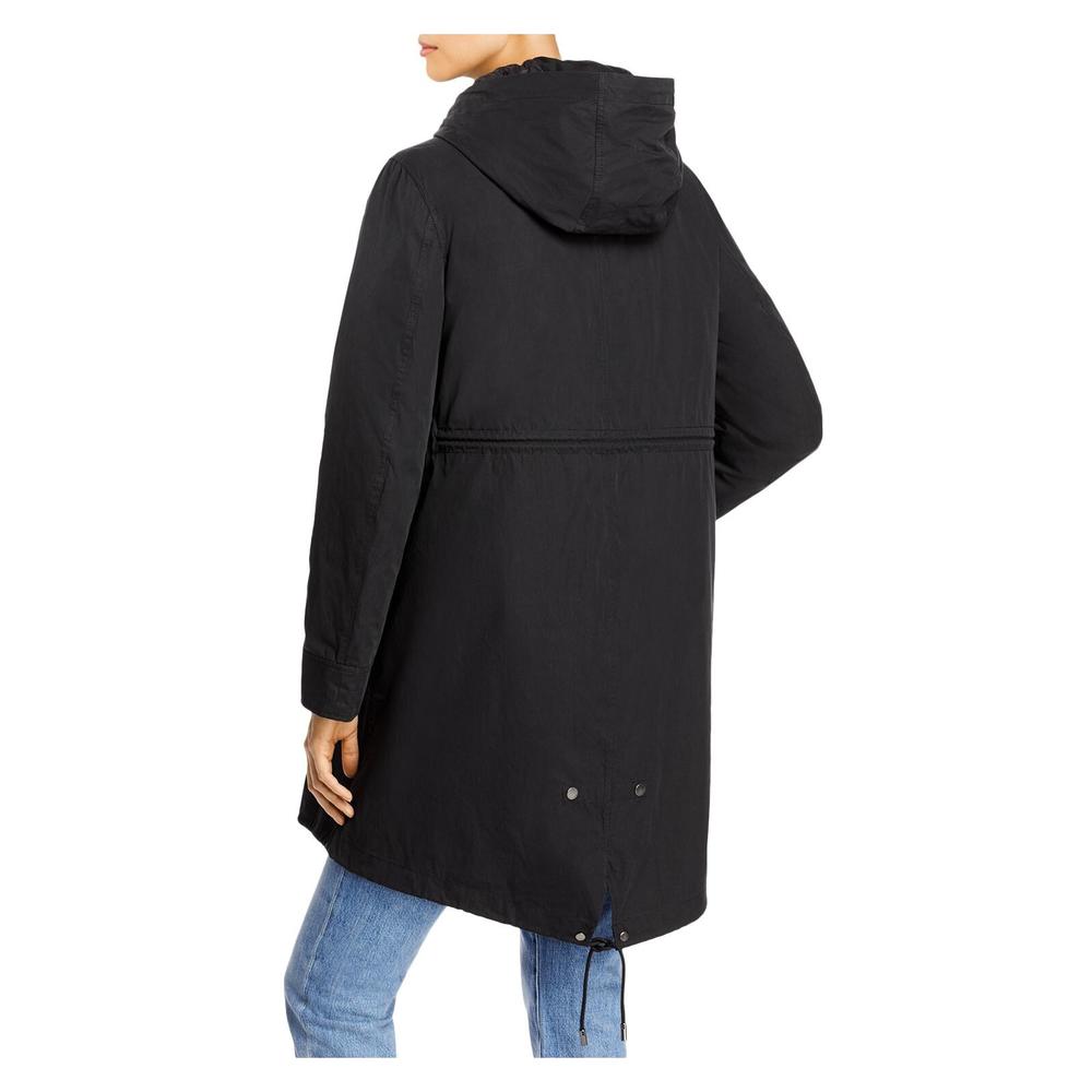 YS ARMY Womens Black Hooded Parka Winter Jacket Coat 34