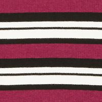MICHAEL KORS Womens Burgundy Striped Short Sleeve Crew Neck Above The Knee Shift Dress 2XS