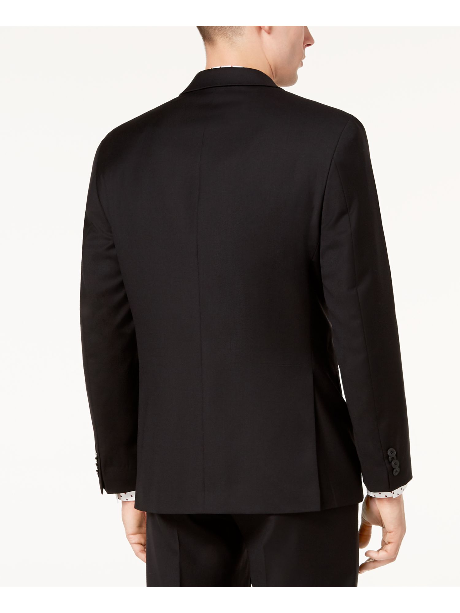 Michael Kors MICHAEL KORS Mens Black Single Breasted, Classic Fit Suit Separate Blazer Jacket 38SHORT Michael Kors MICHAEL KORS Mens Black Single Breasted, Classic Fit Suit Separate Blazer Jacket 38SHORT
