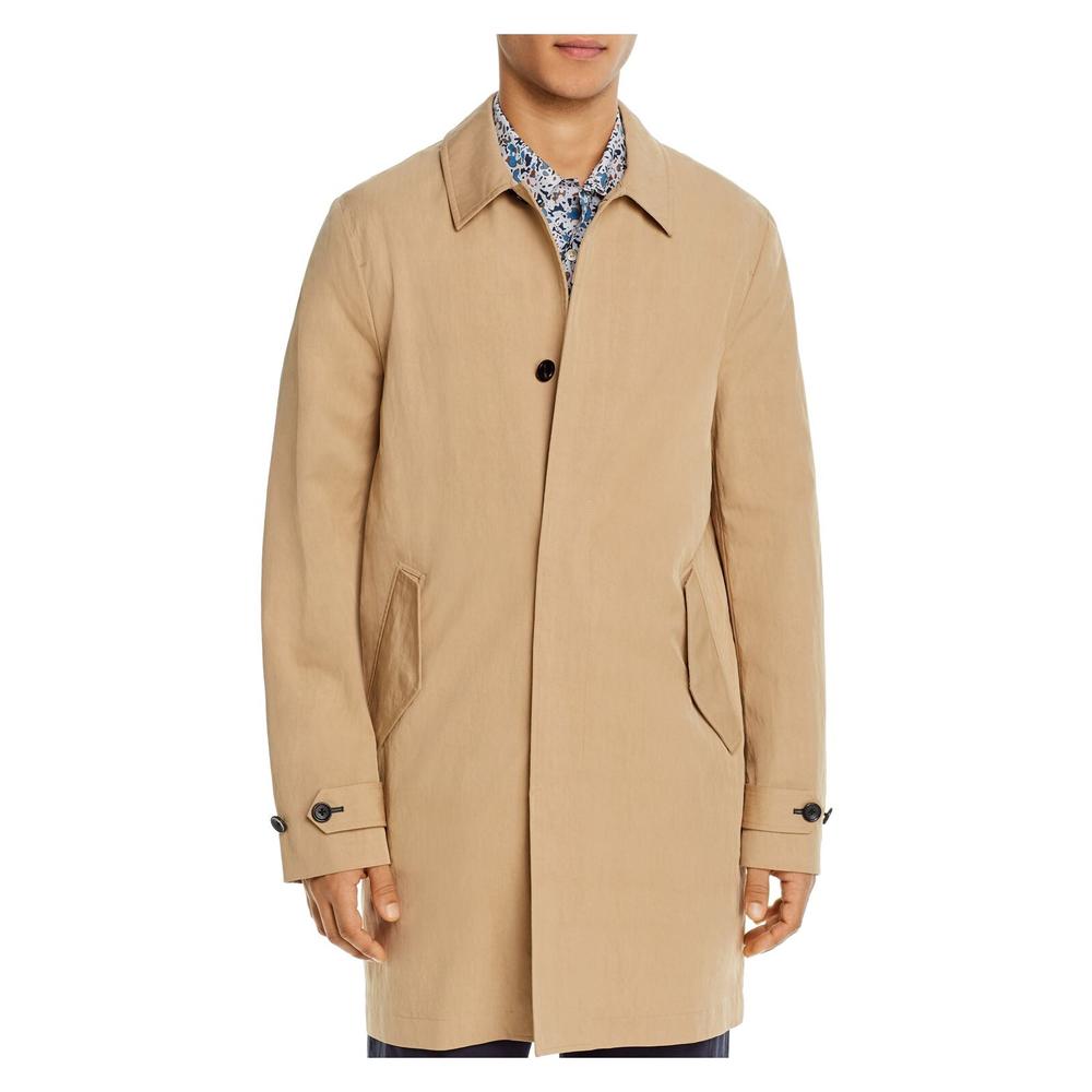 PAUL SMITH Mens Brown Trench Coat M