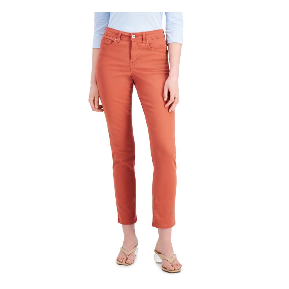 STYLE & COMPANY Womens Coral High Waist Jeans Size: 8