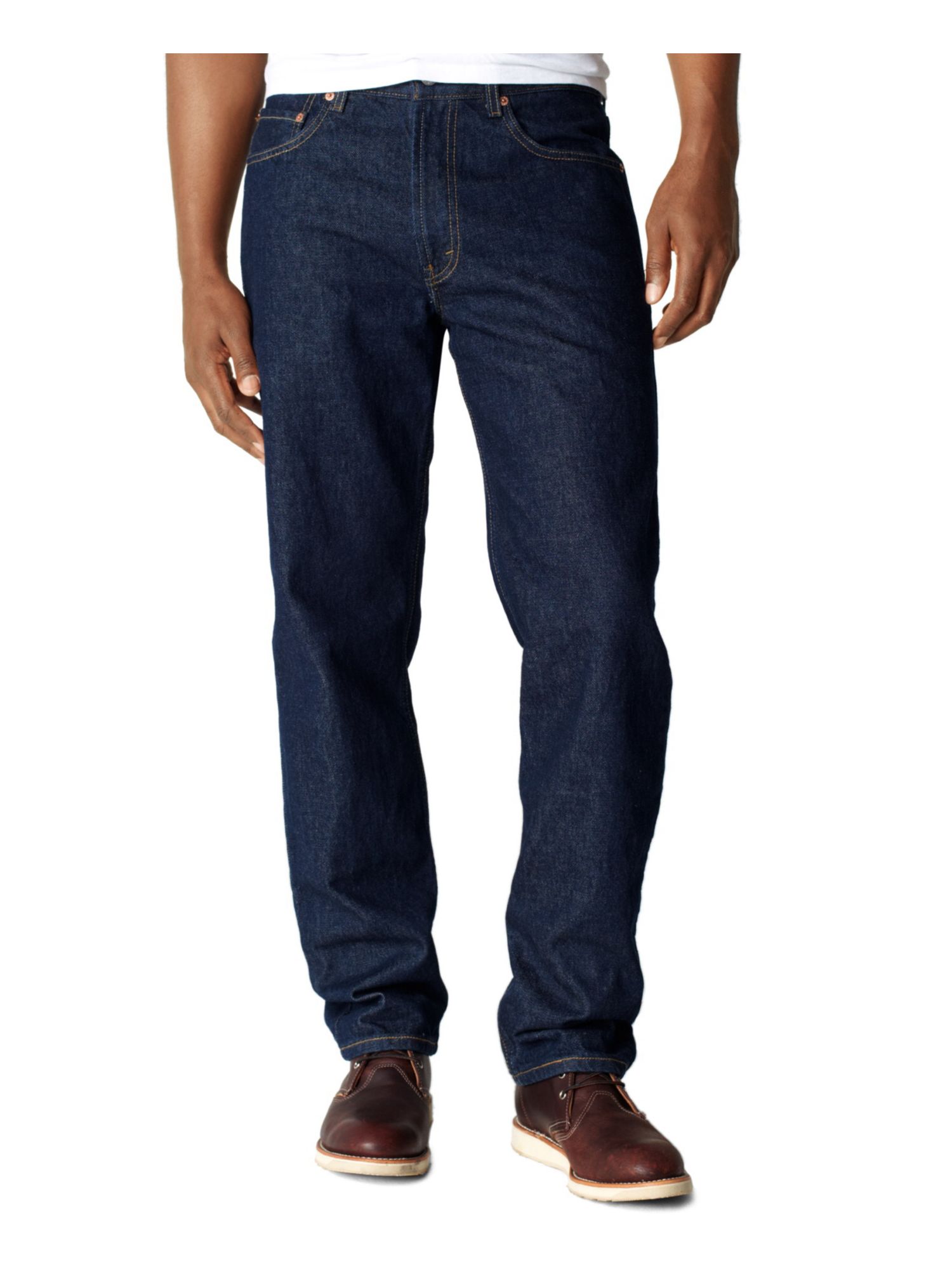 LEVI'S Mens Blue Tapered, Relaxed Fit Denim Jeans 60x32