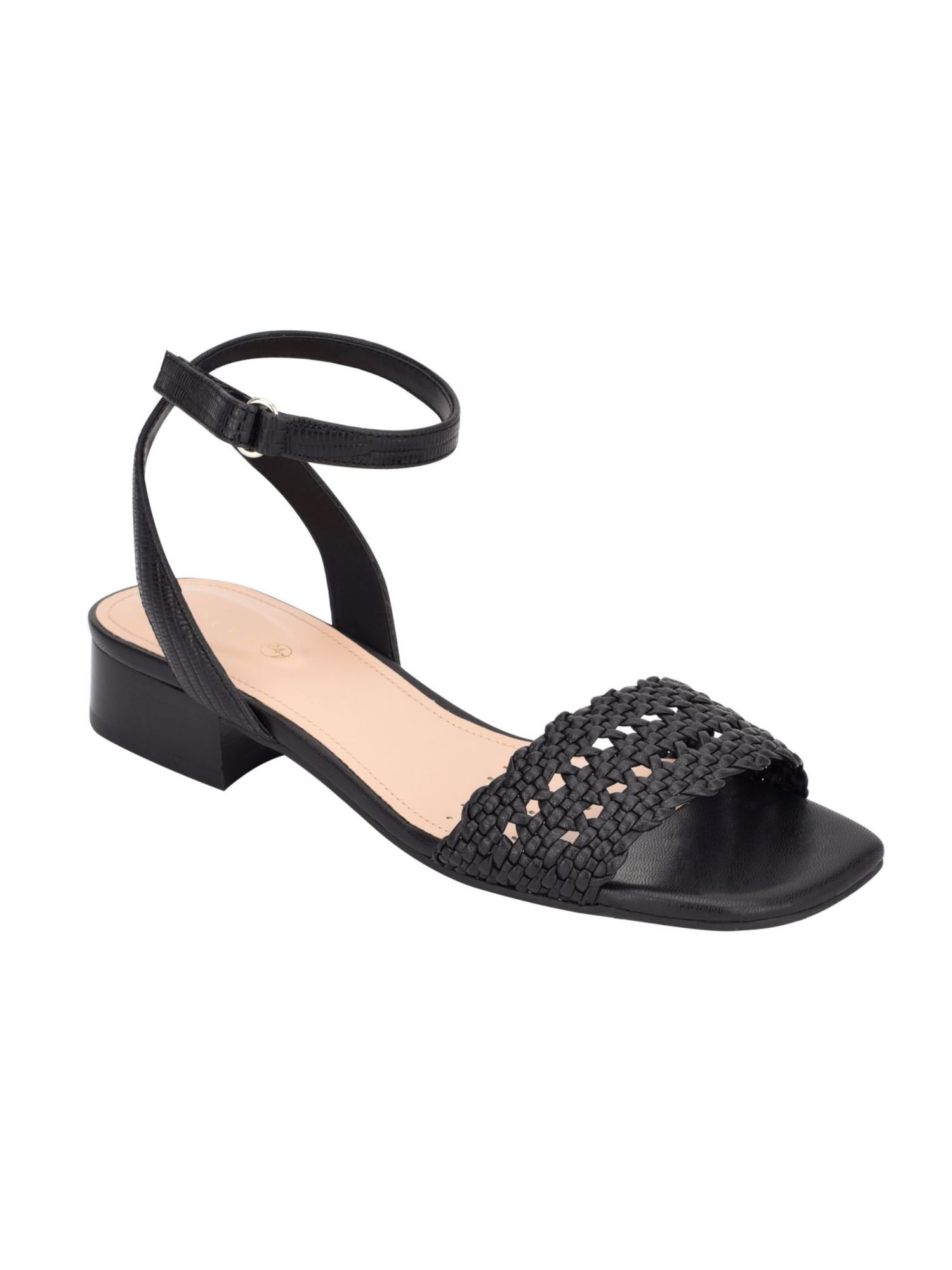 EVOLVE Womens Black Adjustable Strap Comfort Ingrid2 Open Toe Sandals Shoes 5.5
