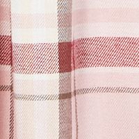 STYLE & COMPANY Womens Pink Plaid Long Sleeve Split Top XS