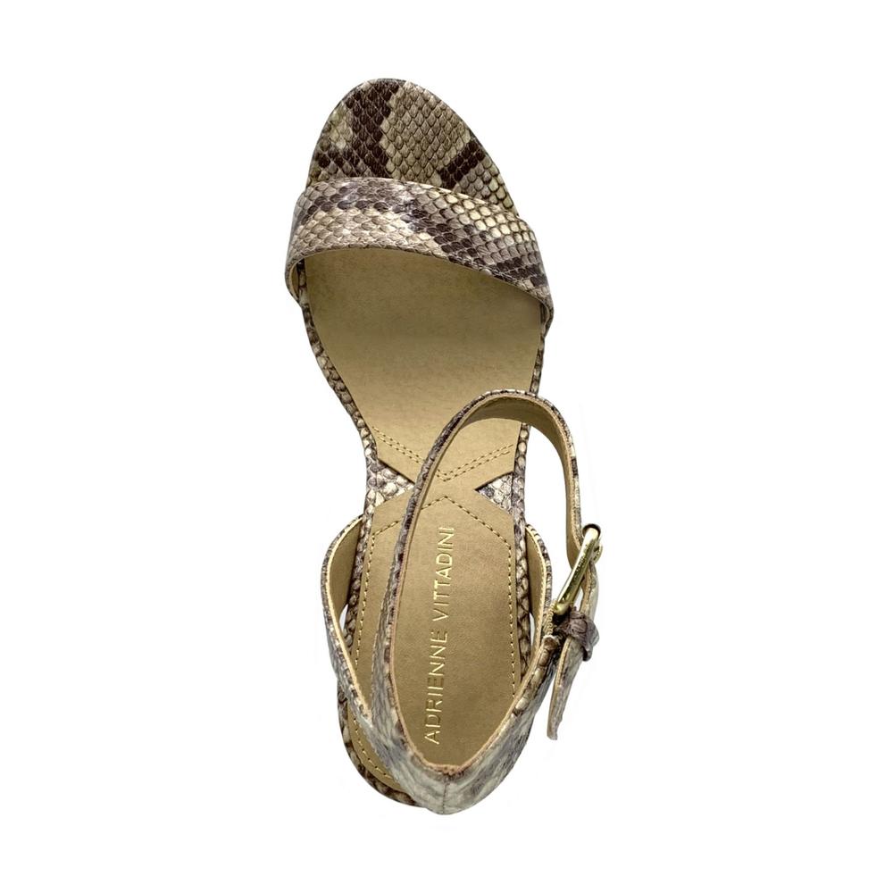 ADRIENNE VITTADINI Womens Beige Snake Skin Wove Jute Cari Espadrille Shoes 9 M