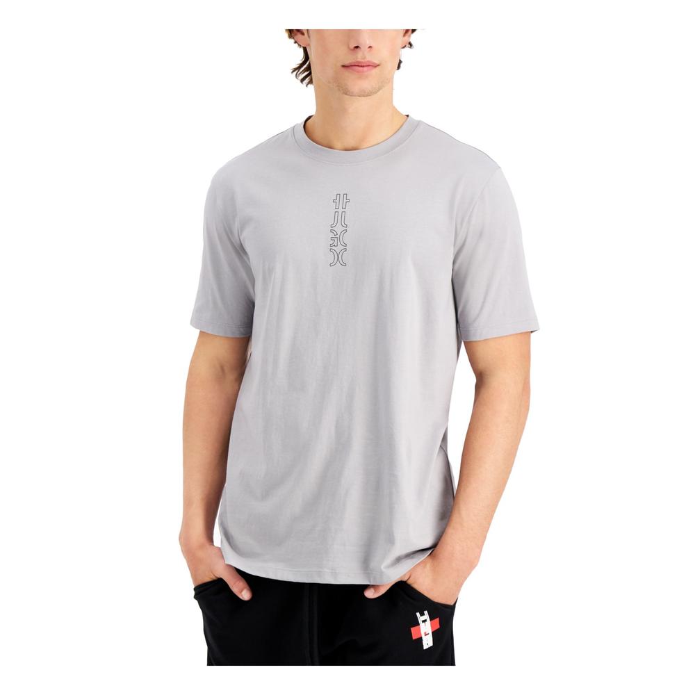 Staan voor Chemicus Gouverneur Hugo Boss HUGO Mens Boss Red Label Silver Logo Graphic Short Sleeve Classic  Fit Casual Shirt S