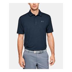 UNDER ARMOUR Mens Playoff Navy Heather Moisture Wicking Polo S