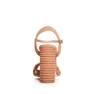 Schutz SCHUTZ Womens Beige Tubular Toe-Straps Column Heel Padded Paolla Round Toe Sculpted Heel Buckle Leather Dress Sandals Shoes 10 B Schutz SCHUTZ Womens Beige Tubular Toe-Straps Column Heel Padded Paolla Round Toe Sculpted Heel Buckle Leather Dress Sandals Shoes 10 B