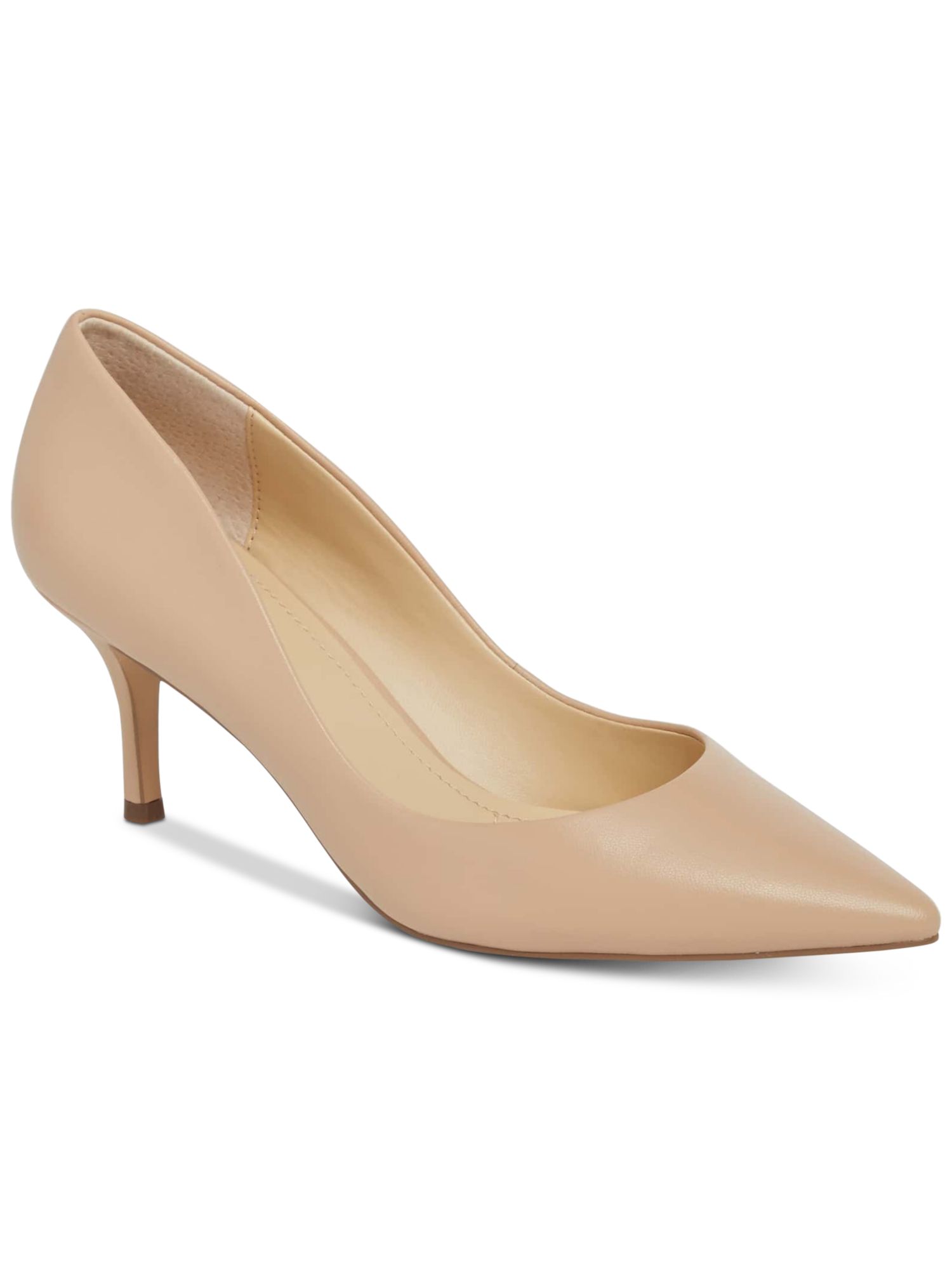 CHARLES BY CHARLES DAVID Womens Beige Padded Angelica Pointed Toe Stiletto Slip On Dress Pumps 10 M