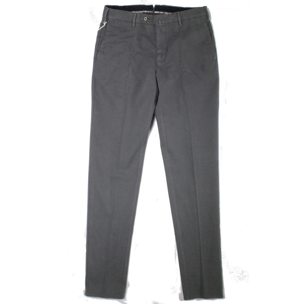 TORIN OPIFICIO Mens Gray Flat Front, Regular Fit Cashmere Chino Pants 56