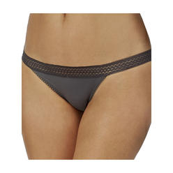 DKNY Intimates Gray Bikini Underwear L