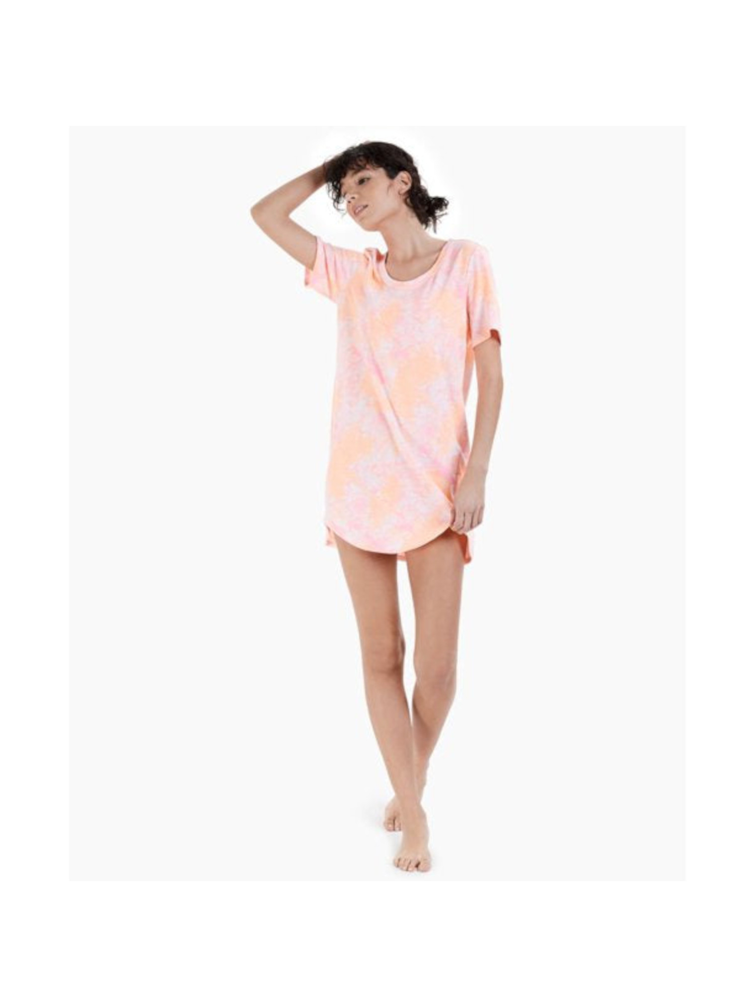 JENNI Intimates Pink Ribbed Nightgown XL