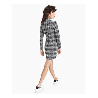 BAR III DRESSES Womens Sheath Short Dress Zippered Long Sleeve Mock Neck BAR III DRESSES Womens Sheath Short Dress Zippered Long Sleeve Mock Neck
