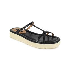 Franco Sarto FRANCO SARTO Womens Black Croc Embossed Adjustable