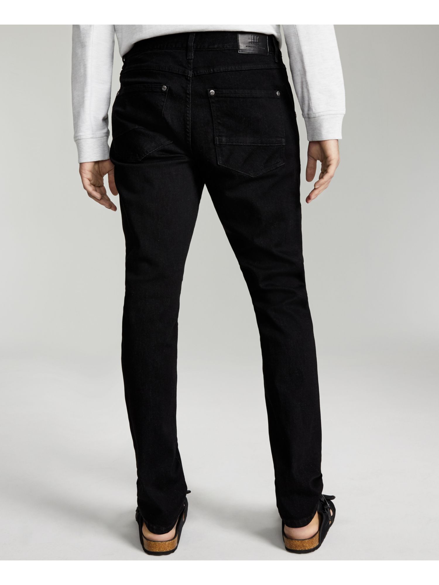 International Concepts INC Mens Black Easy Care, Skinny Fit Denim Jeans 34W/ 32L