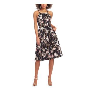 Rachel Rachel Roy RACHEL RACHEL ROY Womens Pocketed Zippered Spaghetti Strap Square Neck Knee Length Evening Fit + Flare Dress Rachel Rachel Roy RACHEL RACHEL ROY Womens Pocketed Zippered Spaghetti Strap Square Neck Knee Length Evening Fit + Flare Dress