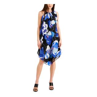 INC DRESS Womens Shift Dress Tie Sleeveless Asymmetrical-hem Chiffon INC DRESS Womens Shift Dress Tie Sleeveless Asymmetrical-hem Chiffon