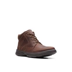 COLLECTION BY CLARKS Mens Brown Arch Support Cushioned Removable Insole Bradley Round Toe Lace-Up Boots Shoes 8.5 W