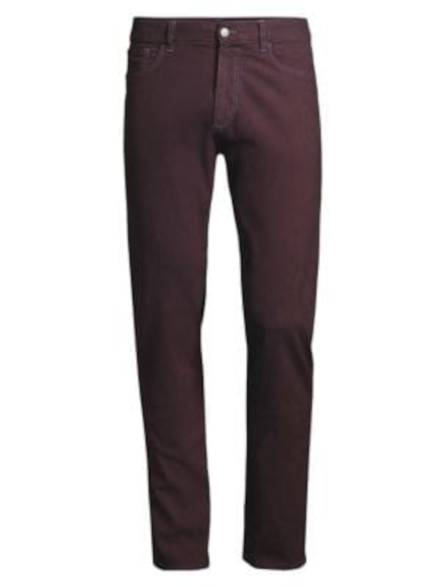 Canali Mens Burgundy Tapered, Regular Fit Chino Pants 50 36W\34L