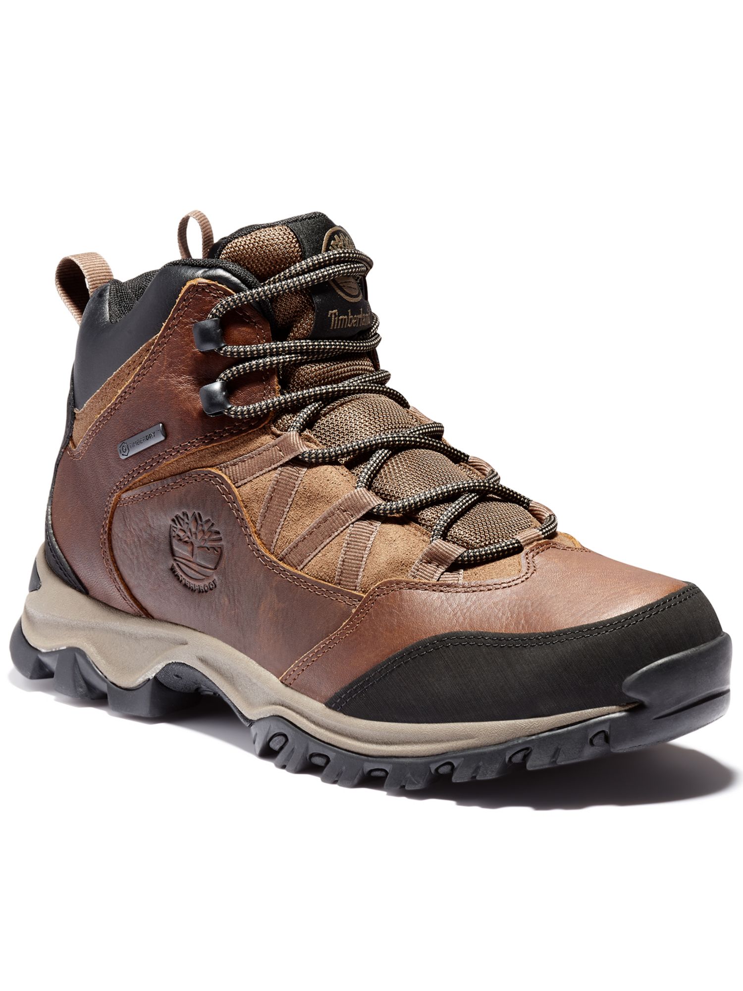 Timberland PRO TIMBERLAND Mens Brown Shock Absorption Water Resistant Comfort Mt. Major Round Toe Wedge Lace-Up Leather Hiking Boots 13 M