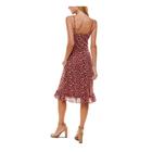 Ultra ULTRA FLIRT Womens Stretch Spaghetti Strap V Neck Midi Party Fit + Flare Dress Ultra ULTRA FLIRT Womens Stretch Spaghetti Strap V Neck Midi Party Fit + Flare Dress