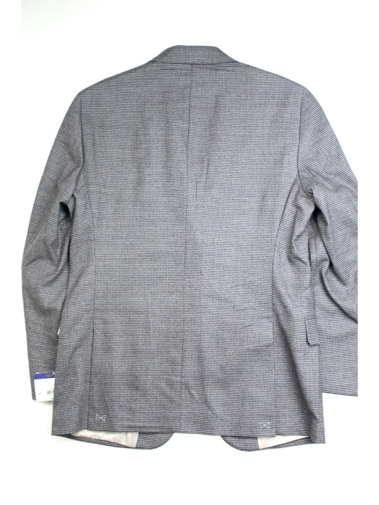 HART SCHAFFNER MARX Mens Gray Single Breasted, Check Stretch Blazer Jacket 42 SHORT