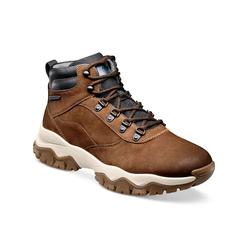 FLORSHEIM Mens Brown Xplor Alpine Round Toe Block Heel Leather Boots Shoes 12 M