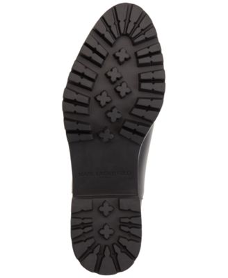 KARL LAGERFELD PARIS Womens Black Cushioned Embellished Pola Almond Toe Block Heel Slip On Booties 7.5