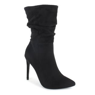 Xoxo Womens Black Genevie Pointed Toe Stiletto Dress Slouch Boot M Xoxo Womens Black Genevie Pointed Toe Stiletto Dress Slouch Boot M