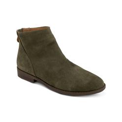Kenneth Cole GENTLE SOULS KENNETH COLE Womens Green Slouch Cushioned Emma Round Toe Block Heel Zip-Up Leather Booties 8 M