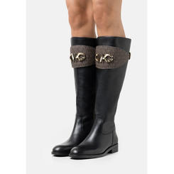 Michael Kors MICHAEL MICHAEL KORS Womens Black Buckled Strap With Izzy Riding Boot 9 M