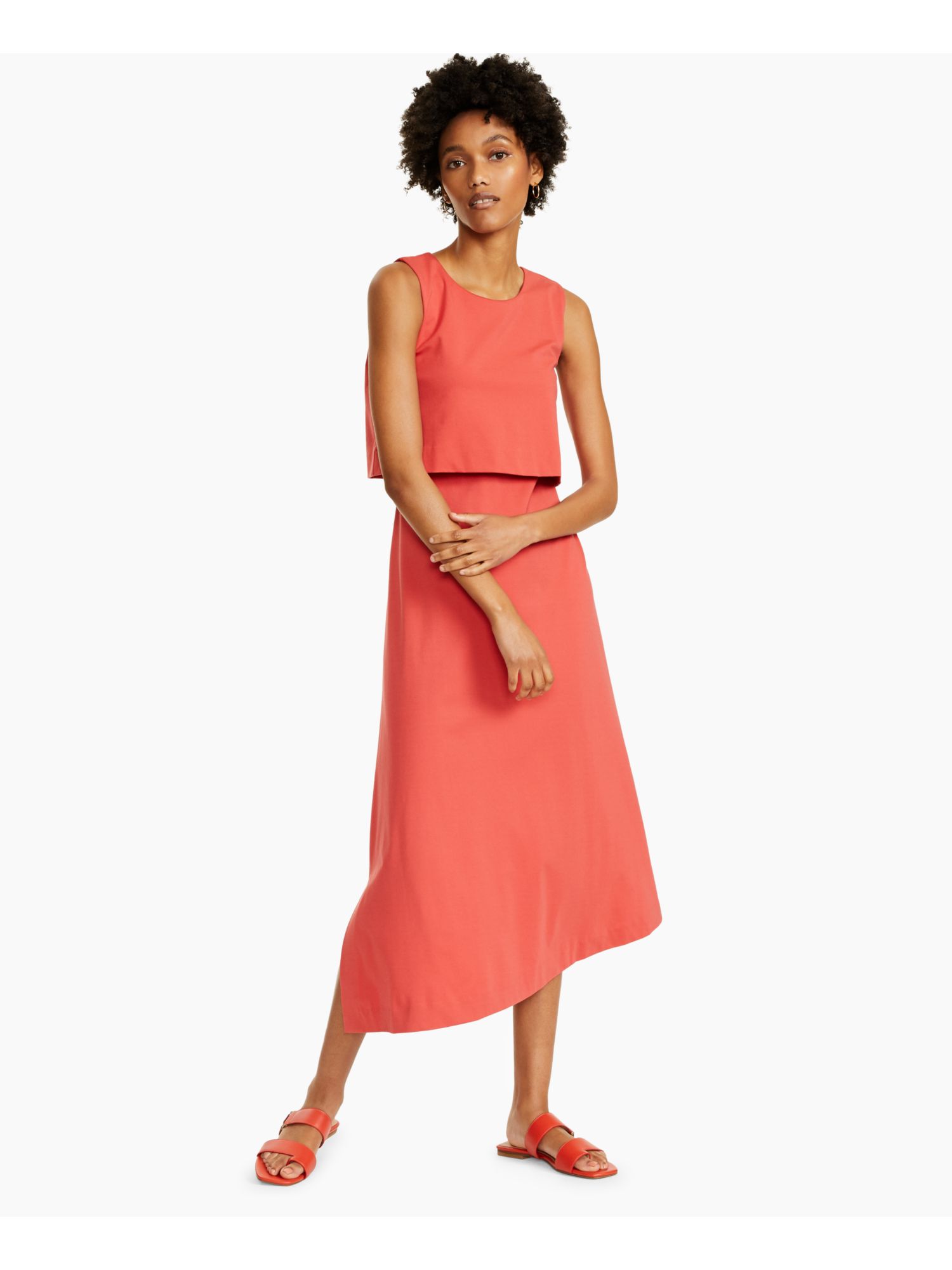 slim fit dress slacks Katie Fit Flare Dress main image 0