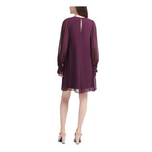 Calvin Klein Womens Petites Chiffon Shift Dress Calvin Klein Womens Petites Chiffon Shift Dress