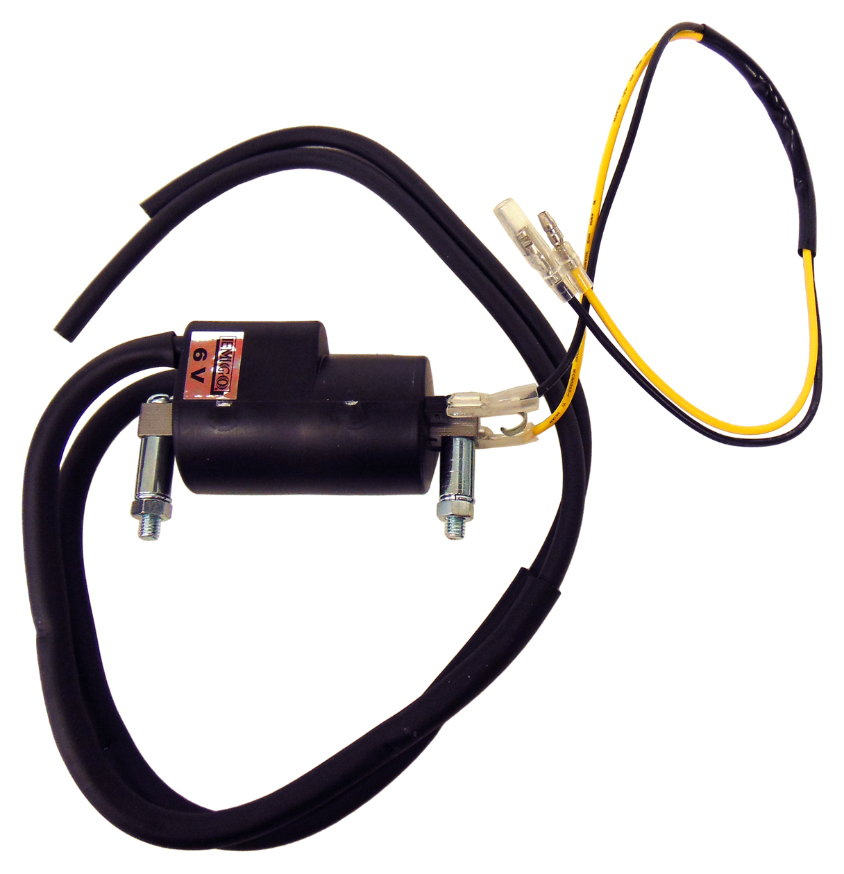 Emgo Dual Lead Spark Plug Wire 6 Volt Ignition Coil For Honda