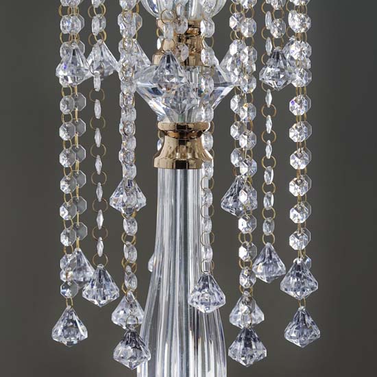 Efavormart Gold 19 Hanging Crystals With Large Teardrops Diamond Efavormart Gold 19 Hanging Crystals With Large Teardrops Diamond Crystal Chandelier Wedding Centerpiece 28 Tall