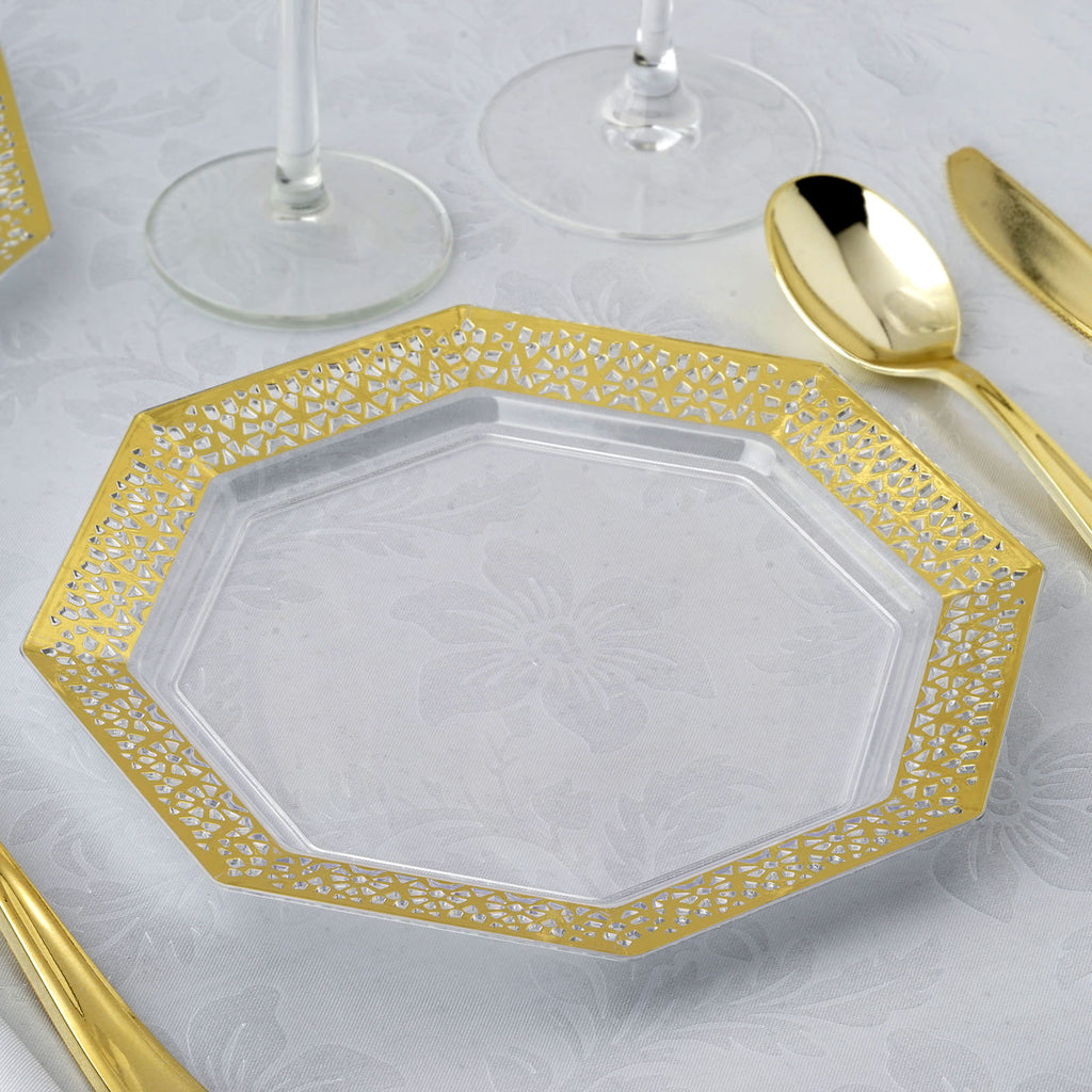 Gold Rim Plastic Plates Gold Rim Plastic Plates