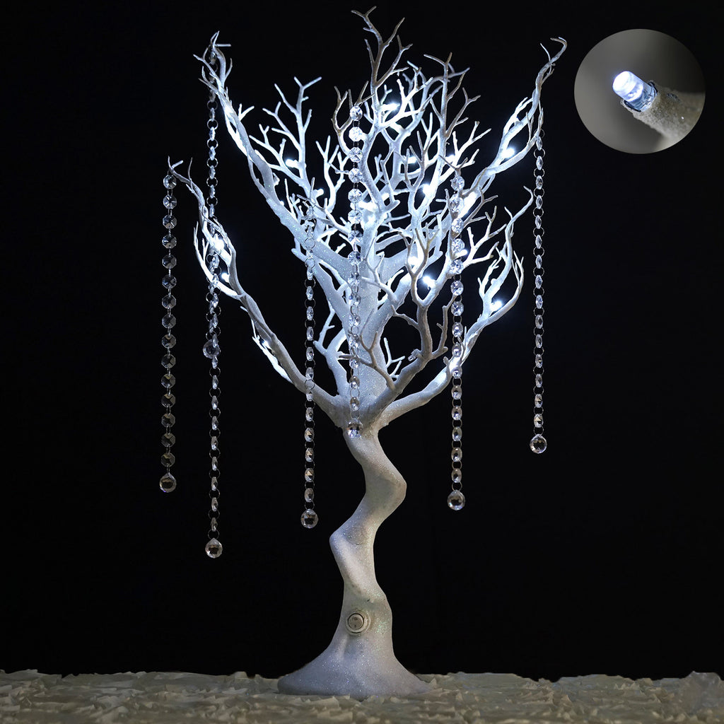Efavormart Party Tableware Sears Efavormart 30 Glittered Manzanita Centerpiece Tree For Event Tabletop Decorations W Led