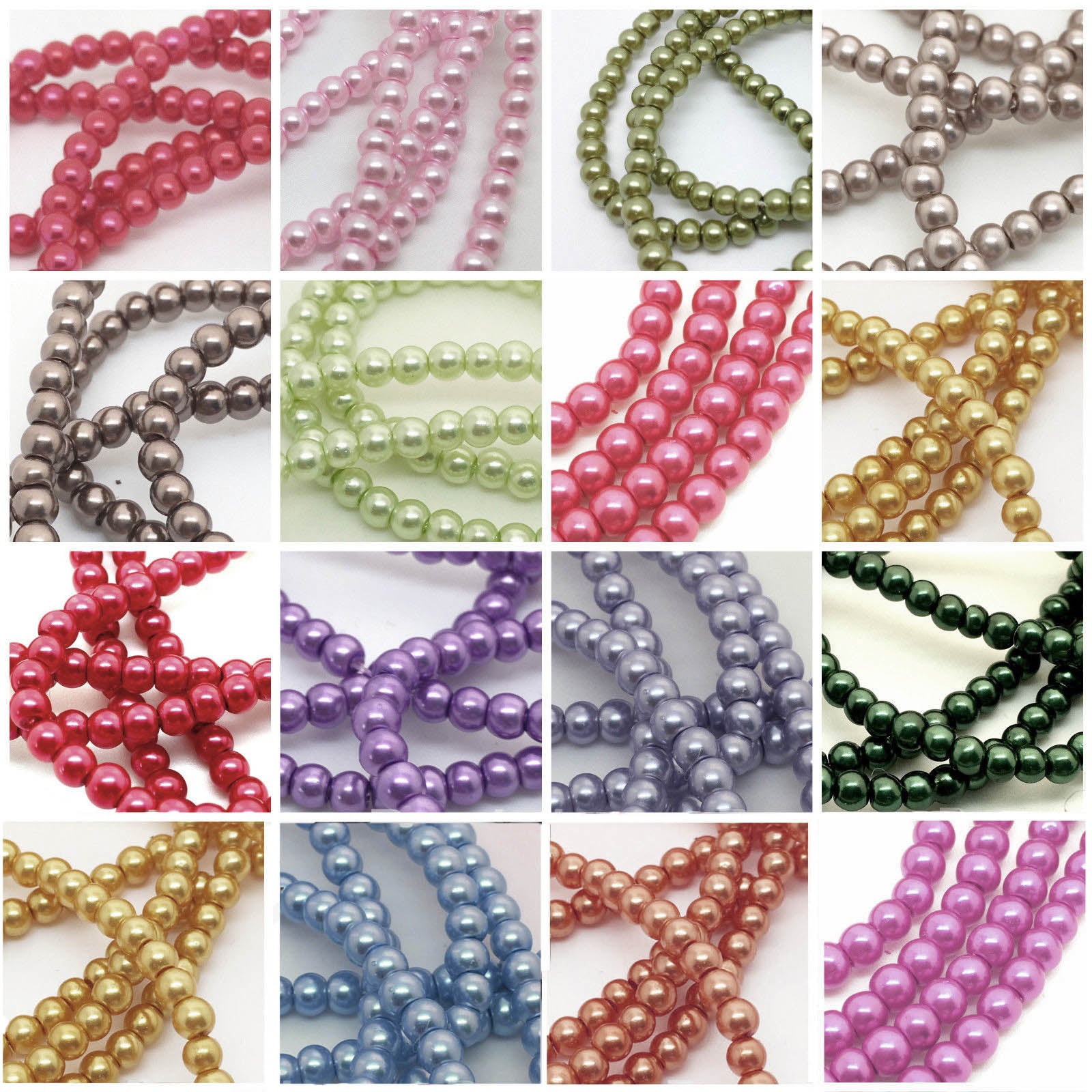Efavormart 10mm Wedding Faux Pearl Beads Garland Vase Filler