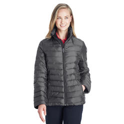 Spyder Ladies Insulated Puffer Jacket - BLAcK RED - XS(D0102H7Y3QP)