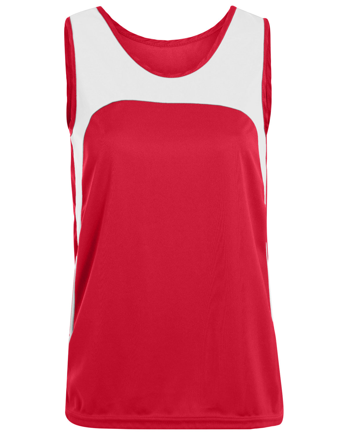 Augusta Sportswear Ladies Wicking Polyester Sleeveless Jersey with Contrast Inserts