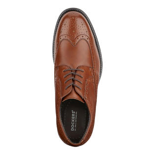 Dockers Mens Wycliff Brogue Dress Wingtip Lace Up Comfort Oxford Shoe