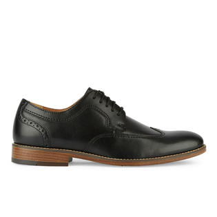 Dockers Mens Ryland Leather Dress Rubber Sole Lace-up Wingtip Oxford Shoe