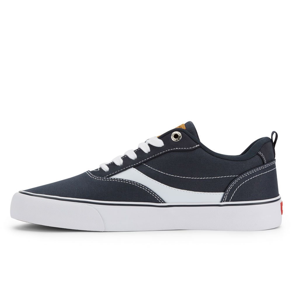 Levi S Mens Lance Ct Durable Canvas Lace Up Casual Skate Sneaker Shoe