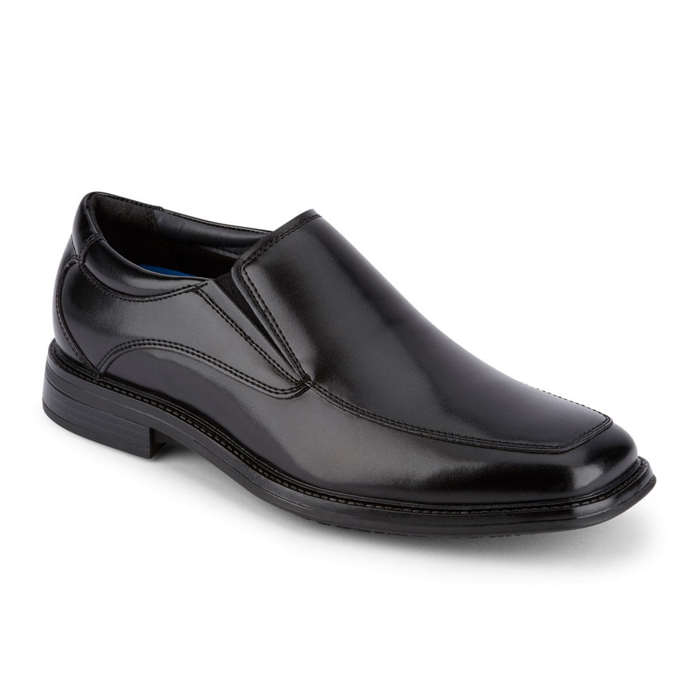 Dockers Mens Lawton Slip Resistant Safety Work Dress Slip-on Loafer Shoe