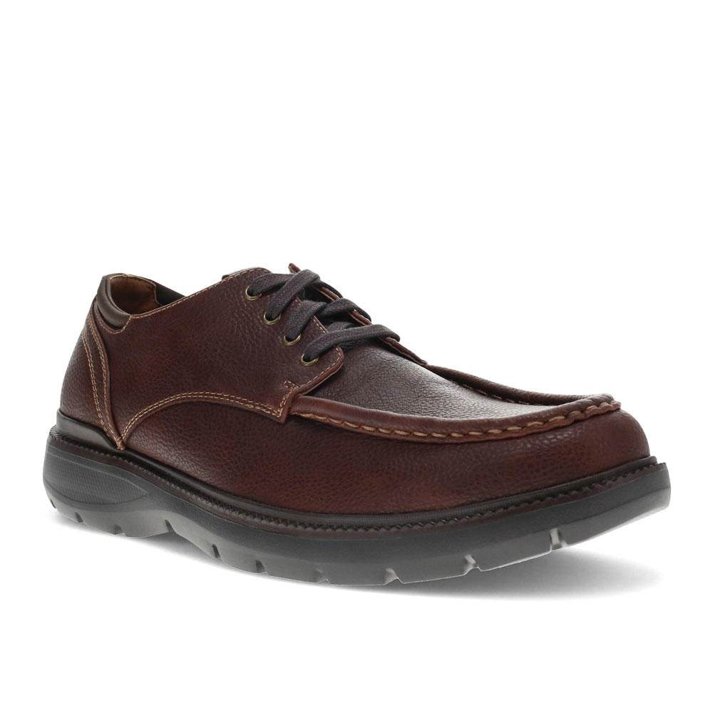 Dockers Mens Rooney Synthetic Rugged Casual Lugged Sole Moc Toe Oxford Shoe