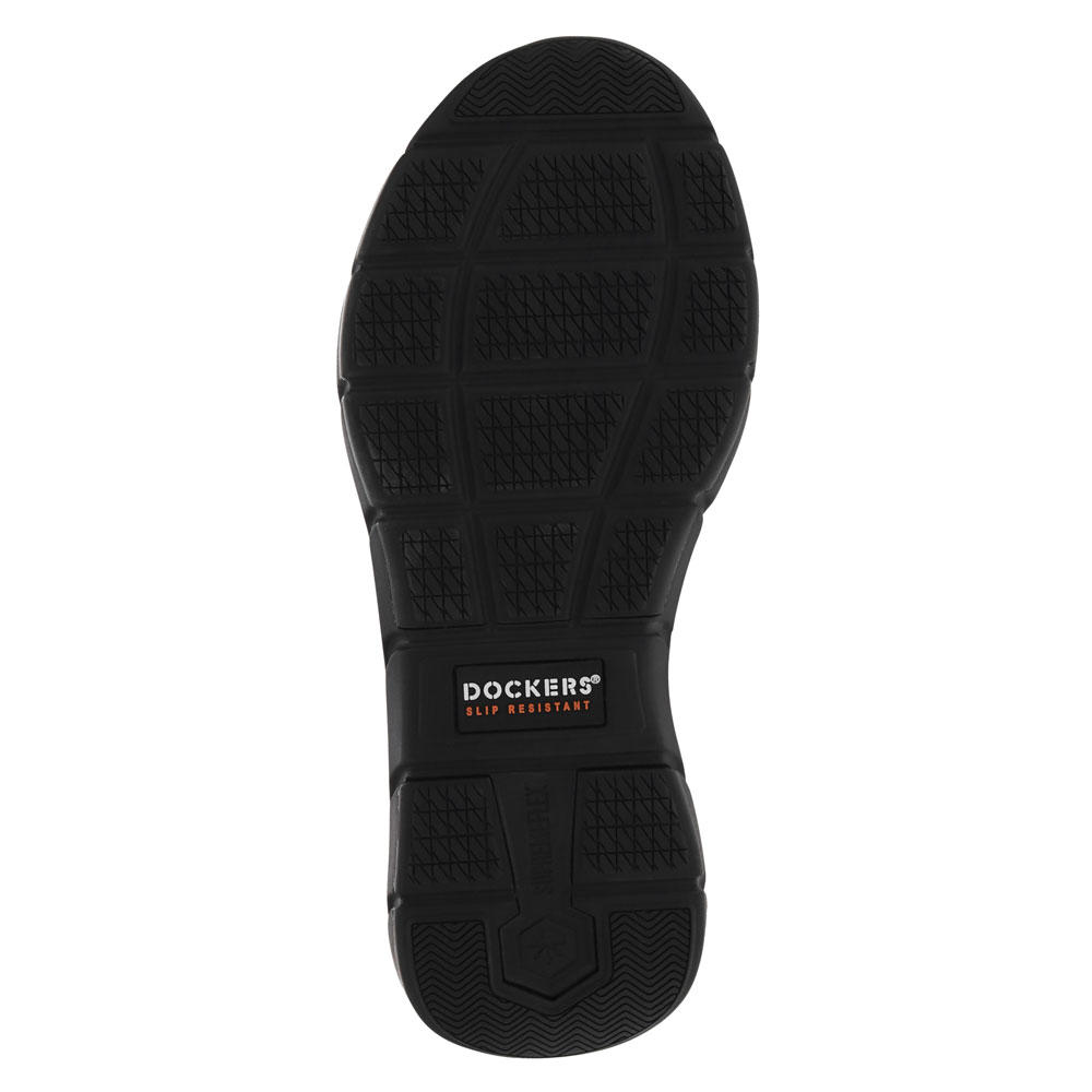 Dockers Mens Tucker Lightweight Slip Resistant Work Casual Slip-On Sneaker Shoe
