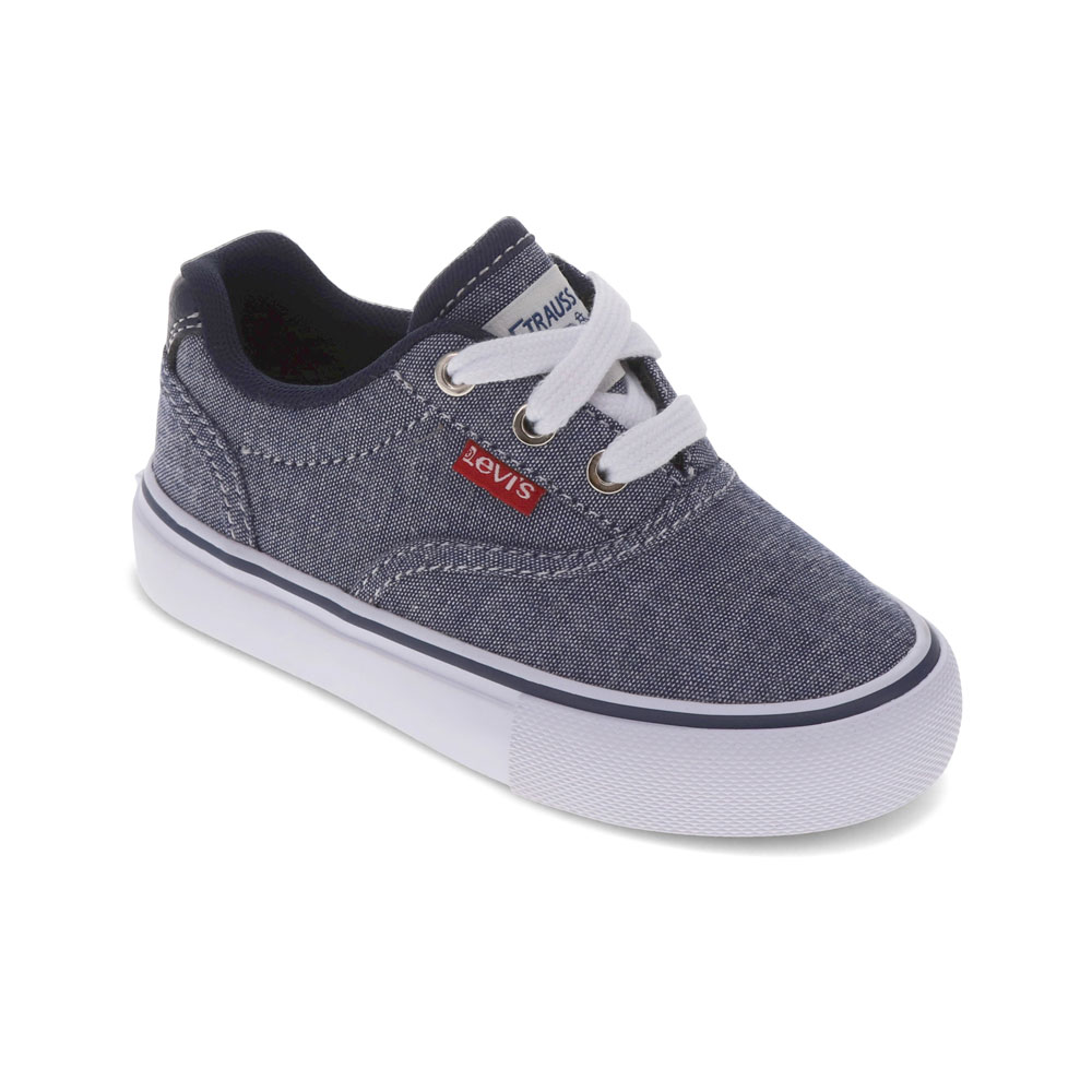 Levi's Toddler Thane Unisex Chambray Casual Lace Up Sneaker Shoe