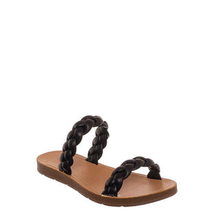 Soda Puffy Braided Flat Sandal Women S Comfy Slipper Soda Puffy Braided Flat Sandal Women S Comfy Slipper