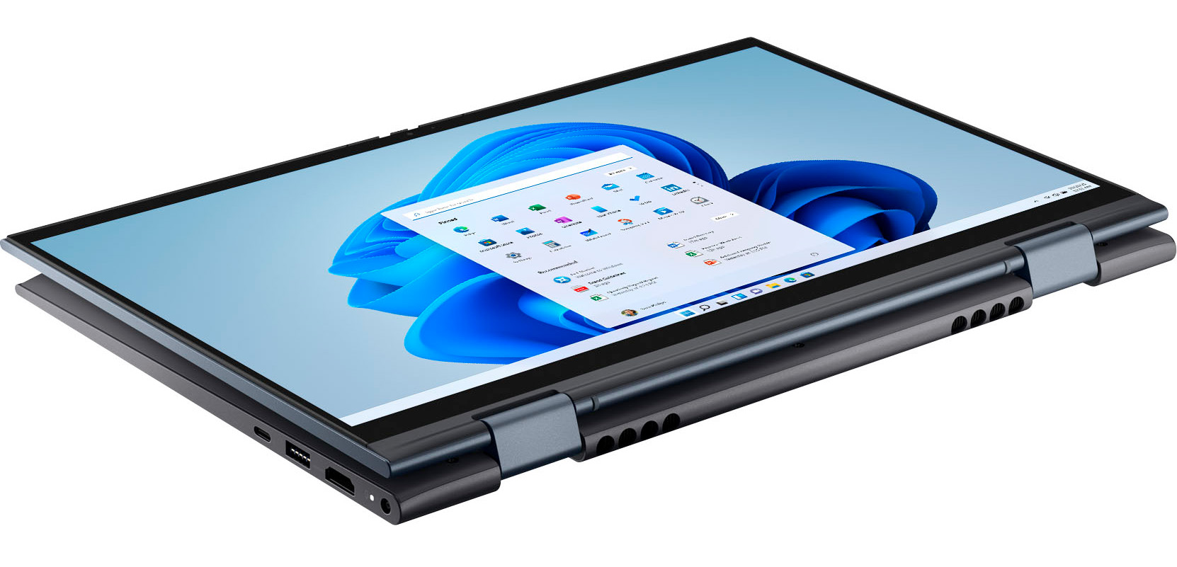 Dell Inspiron 7000 2-in-1 Laptop (AMD Ryzen 5 5500U, 32GB RAM, 8TB PCIe SSD, AMD Radeon, Win 11 Pro)